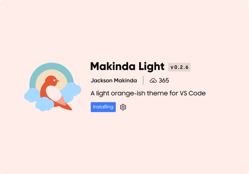 Makinda Theme VS Code Choose